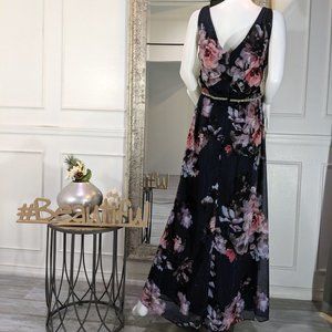 SLNY Dresses - Floral Pink Purple Formal Evening Dress Gown SLNY Dresses - Floral Pink Purple Formal Evening Dress Gown